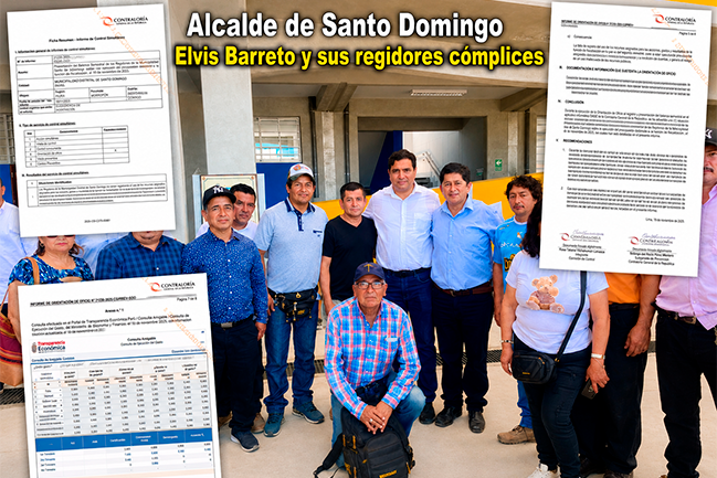 Falta de rendición sobre S/ 14 899 genera cuestionamientos en la Municipalidad de Santo Domingo